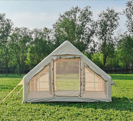Популярный Glamping Canvas Надувный на открытом воздухе кемпинг индивидуальный роскошный полиэстер воздух семейный шатер для кемпинга