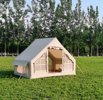 Популярный Glamping Canvas Надувный на открытом воздухе кемпинг индивидуальный роскошный полиэстер воздух семейный шатер для кемпинга