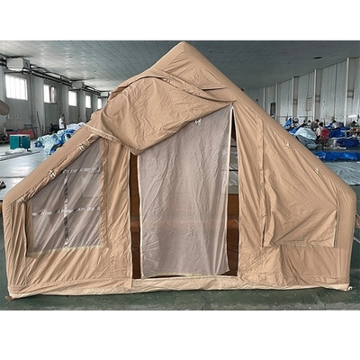 Популярный Glamping Canvas Надувный на открытом воздухе кемпинг индивидуальный роскошный полиэстер воздух семейный шатер для кемпинга