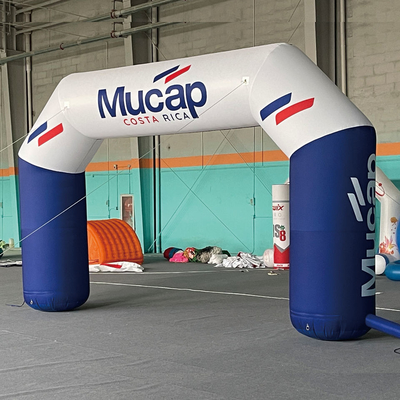 Наружное мероприятие Дисплей Custom Print Водостойкий Старт Добро пожаловать Финиш Врата Гонка Спорт Воздушные надувные арки