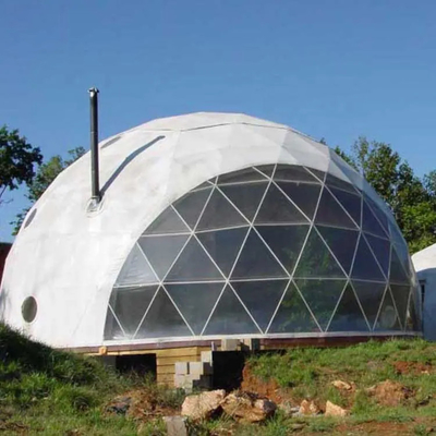 Новый дизайн 4-10 человек 850г ПВХ ткань Glamping Dome Room Luxury Tents