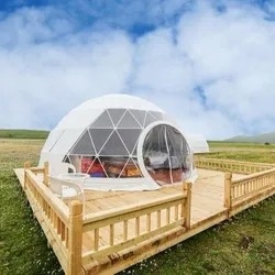 Одно отопленный роскошный кемпинг прозрачный купол иглу вечеринки палатки производитель