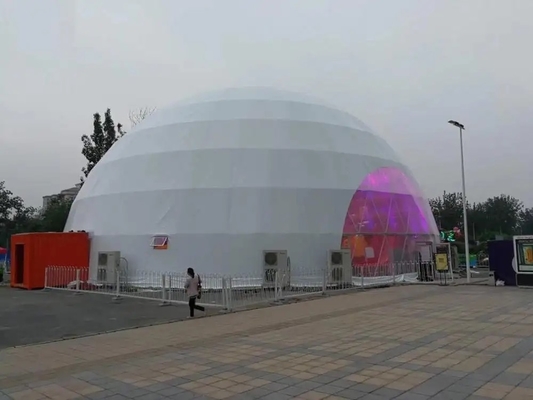 Коммерческий отель Надувная купольная палатка Цирк 100 квадратных метров для мероприятий