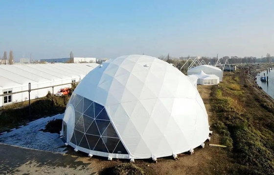 Коммерческий отель Надувная купольная палатка Цирк 100 квадратных метров для мероприятий