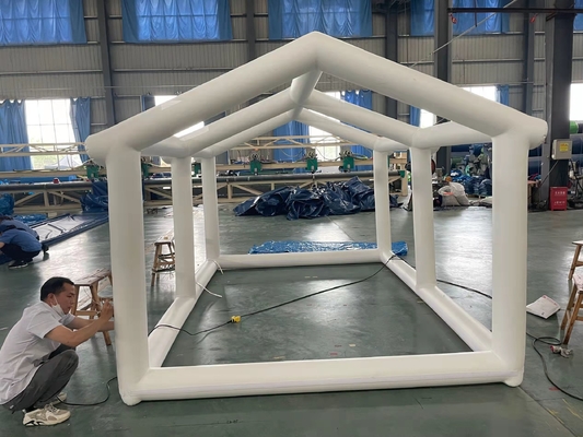 Оптовая продажа на заказ воздушная палатка на 8 человек надувная кемпинговая палатка на открытом воздухе портативная надувная воздушная палатка для кемпинга